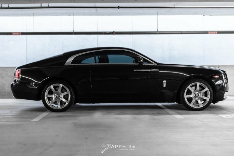 Side View of a Rolls Royce Wraith