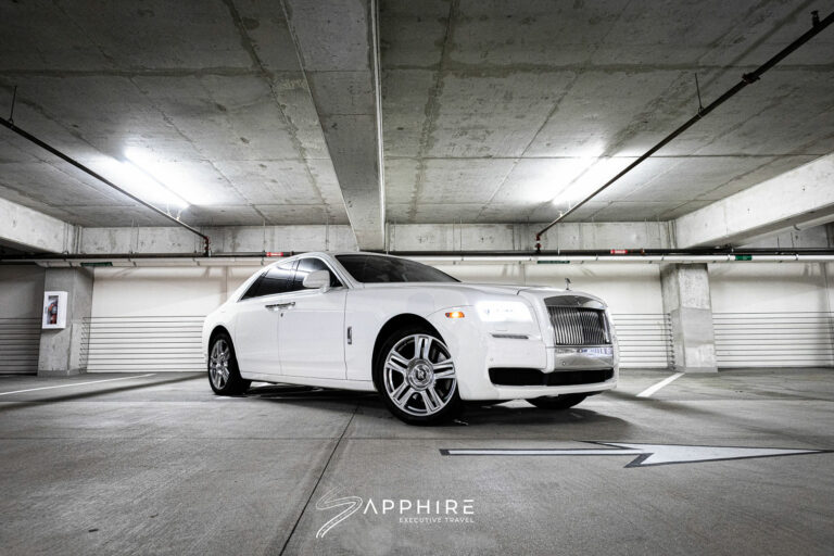 Front Right View of a Rolls Royce Ghost