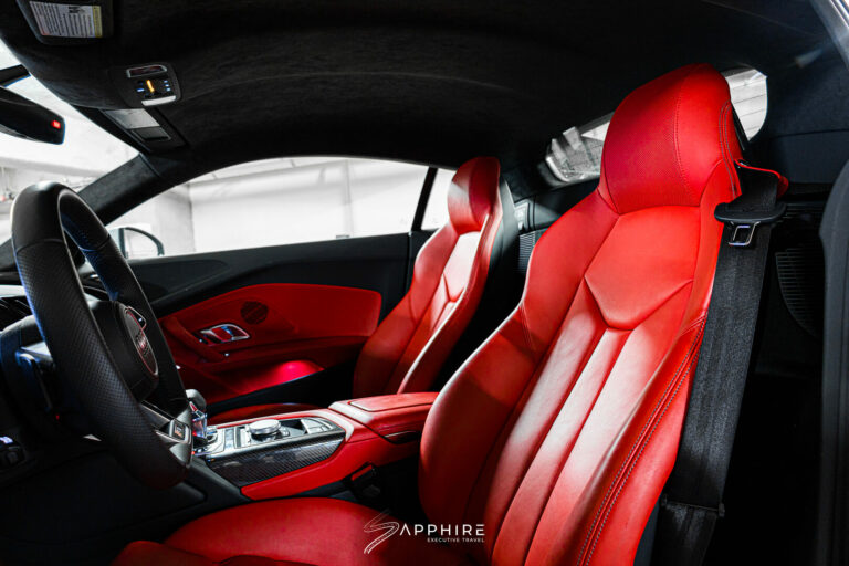 Interior of an Audi R8