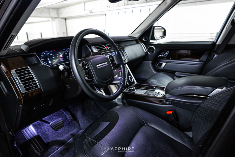 Interior of a Range Rover Supercharged