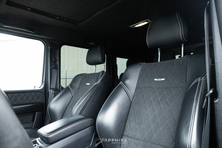 Interior of a Mercedes Benz G550 4×4