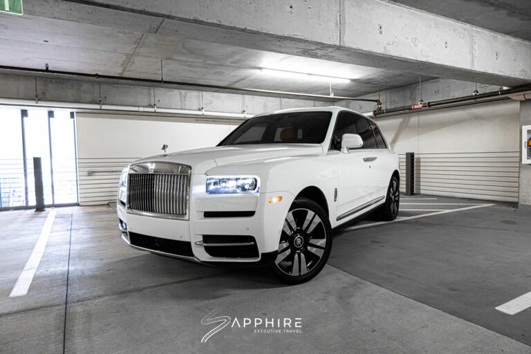 Front Left View of a Rolls Royce Cullinan
