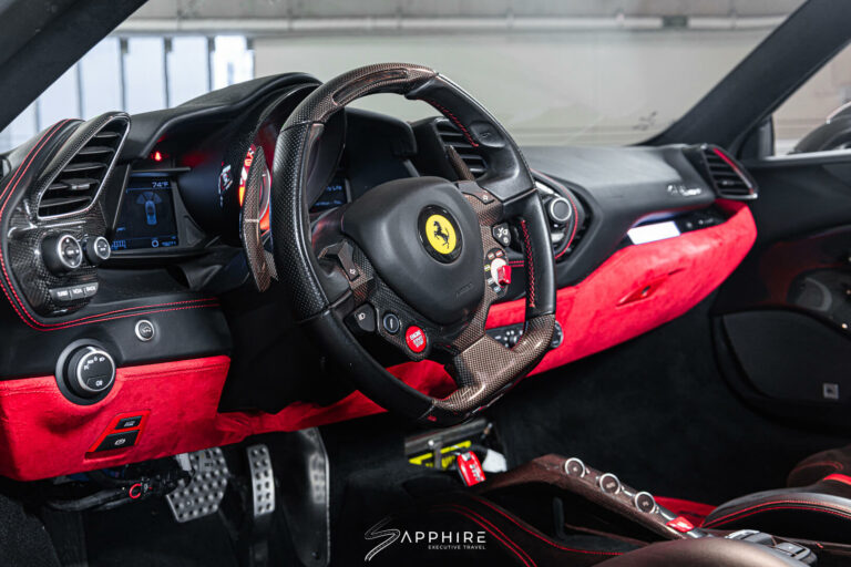 Steering Wheel of a Ferrari 488 Spider