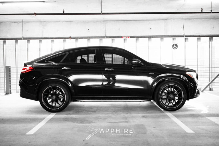 Side View of a Mercedes Benz GLE53 AMG