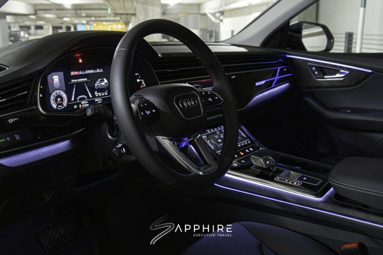 Interior of an Audi Q8