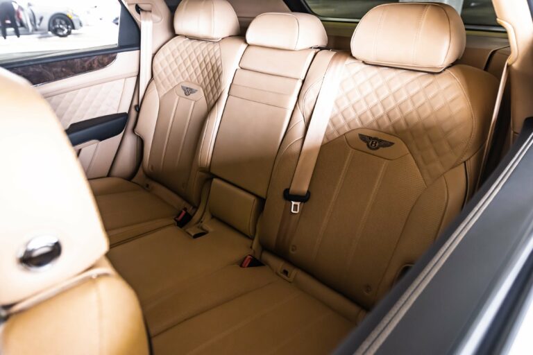 Interior Seats of a Bentley Bentayga