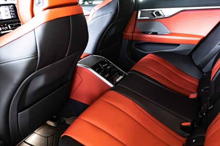BMW M8 Back Seat