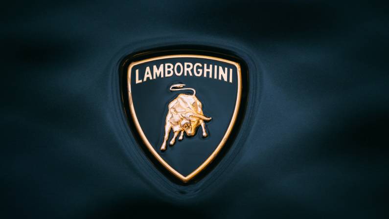 Close Logo Of Lamborghini